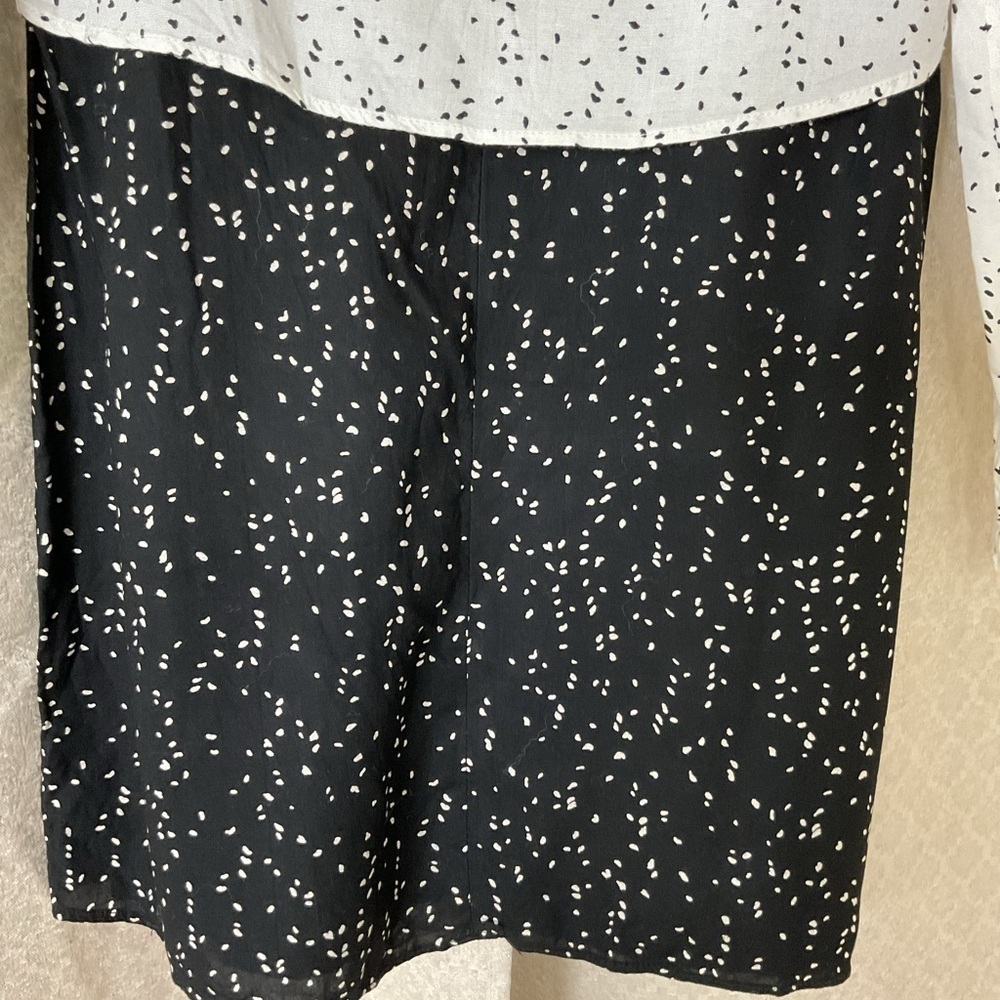 Zara Monochrome Speckled Dress - Picture 8 of 11